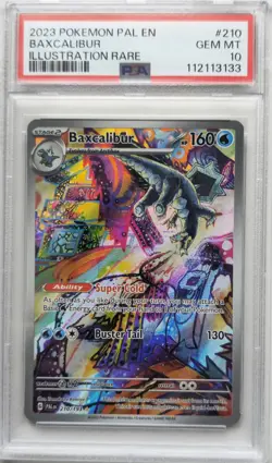 💥PSA 10 Pokemon Baxcalibur 210/193 Paldea Evolved Illustration Rare Gem Mint - Image 1