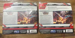 Pokemon TCG: Obsidian Flames ***3-Pack Blisters x set of 2*** Brand New Sealed! - Image 2