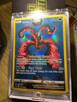 Pokemon Galarian Moltres SWSH 284 Promo NM Sword & Shield Black Star Holo - Image 1