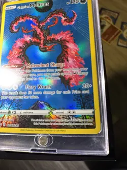 Pokemon Galarian Moltres SWSH 284 Promo NM Sword & Shield Black Star Holo - Image 2