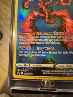 Pokemon Galarian Moltres SWSH 284 Promo NM Sword & Shield Black Star Holo - Image 5