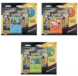 Pokemon Crown Zenith Pin Collection Set of 3 SEALED - Image 1
