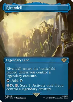 MTG Rivendell 344 Rare Borderless Land The Lord of the Rings - Image 1