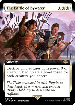 MTG The Battle of Bywater 757 Rare Surge Foil Extended Art The Lord of the Rings - Image 1