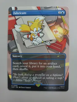MTG Fabricate (2090) Secret Lair Drop Borderless Rare - Image 1
