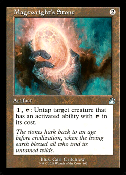 MTG Magewright's Stone 462 Ravnica Remastered Retro Foil - Image 1