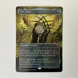 MTG Mox Opal (362) *Foil Borderless* Double Masters NM/MT 2XM Free Ship - Image 1