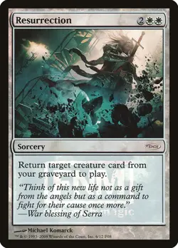 Resurrection (FNM) FOIL Promo PLD Sorcery Special MAGIC GATHERING CARD ABUGames - Image 1