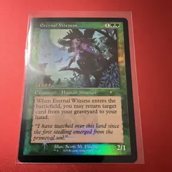 MTG Eternal Witness / Eternal Witness - 30th Anninersary Celebration FOIL PROMO - Image 3