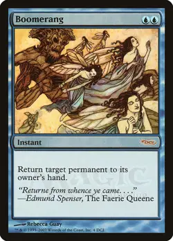 Boomerang (Gateway) FOIL Promo NM Instant Special MAGIC GATHERING CARD ABUGames - Image 1