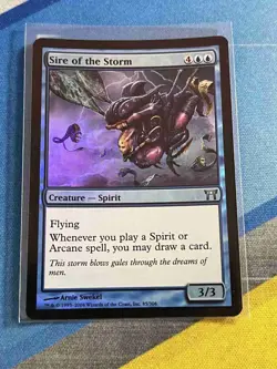 Magic the Gathering MTG Champions of Kamigawa SIRE OF THE STORM Foil - Image 1