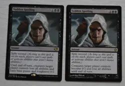 MTG 2x Sudden Spoiling Rare Black Instant - Image 2