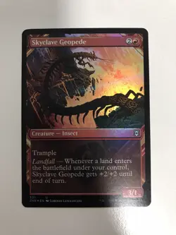 Skyclave Geopede Foil Showcase MTG Magic the Gathering Card NM Near Mint ZNR - Image 1