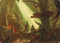 Regular Art Series DARKMOSS BRIDGE mtg NM-M Modern Horizons 2 - Image 1