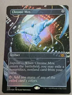 MTG Chrome Mox Borderless Foil Double Masters NM - Image 1