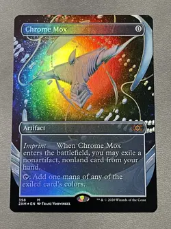 MTG Chrome Mox Borderless Foil Double Masters NM - Image 1