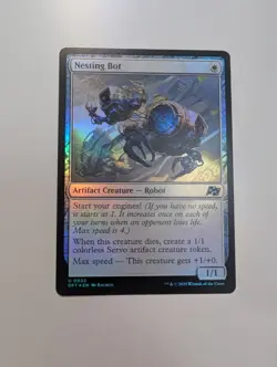 MTG - Nesting Bot (Foil) - Aetherdrift NM/M Condition - Image 1