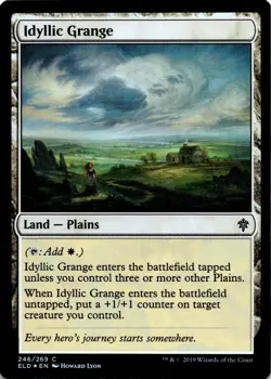 MTG Idyllic Grange | NM Foil | Throne of Eldraine (ELD) - Image 2