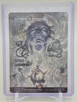 Magic The Gathering Final Fantasy Darkness Of Eternity Rare Full Art - Image 3