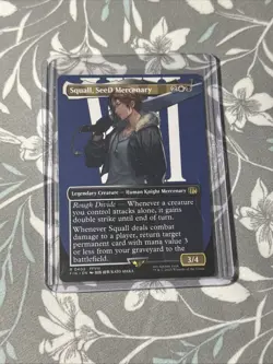 Squall, SeeD Mercenary - Borderless - Final Fantasy #402 Rare, NM, MTG - Image 1