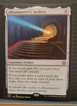 Mtg ALHAMMARRET'S ARCHIVE NM Commander 2021 233 -Argo- - Image 1