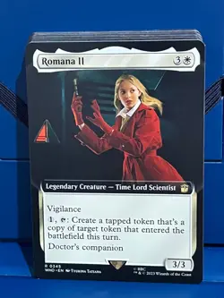 MTG Dr. Who Romana II Extended Art Rare NM/M WHO - Image 1