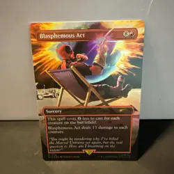 Blasphemous Act (1756) (Rainbow Foil) Secret Lair Drop Foil - Image 1