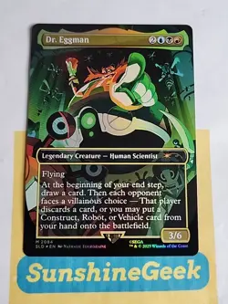Dr. Eggman (Rainbow Foil) Sonic Secret Lair Drop Foil - Image 1