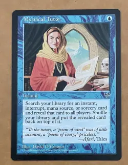 Magic The Gathering MTG Mirage 1996, Mystical Tutor - Image 1
