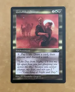 Magic The Gathering MTG Mirage 1996, Unfulfilled Desires - Image 1