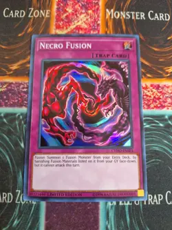 Yu-Gi-Oh! Necro Fusion CYHO-ENSE4 Super Rare Limited Near Mint - Image 1