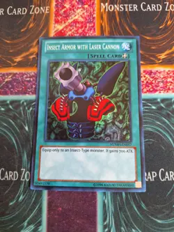 Yu-Gi-Oh! Insect Armor With Laser Cannon NUMH-EN057 Super Rare 1st Edition NM a1 - Image 1
