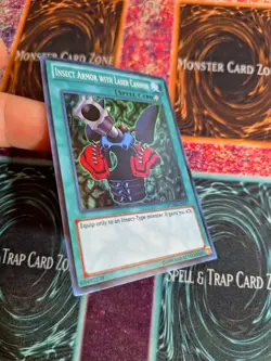 Yu-Gi-Oh! Insect Armor With Laser Cannon NUMH-EN057 Super Rare 1st Edition NM a1 - Image 2