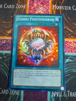 Yu-Gi-Oh! TCG Gishki Photomirror HA07-EN026 Super Rare Unlimited Near Mint - Image 1