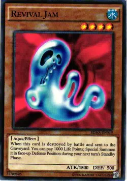 REVIVAL JAM YuGiOh YU GI OH Custom Anime Collectible Card - Image 1