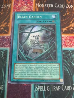 Yu-Gi-Oh! TCG Black Garden CSOC-EN048 Super Rare Unlimited Lightly Played - Image 1