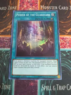 Yu-Gi-Oh! TCG Power of the Guardians EXFO-EN060 Super Rare 1st Edition Near Mint - Image 1