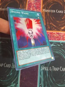 Yu-Gi-Oh! TCG Bound Wand GAOV-EN051 Super Rare 1st Edition Near Mint - Image 2