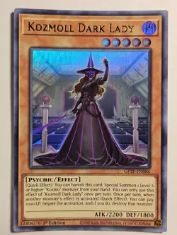 Yugioh - Kozmoll Dark Lady - Ultra Rare - GFTP-EN086 - 1st Ed - Mint - Image 1