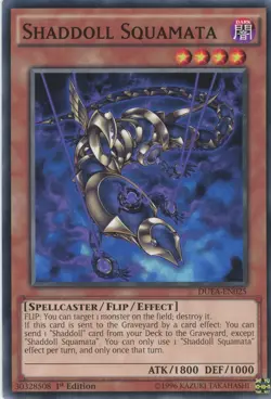 Yugioh Shaddoll Squamata DUEA-EN025 Common 1st Edition LP - Image 1