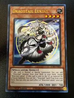 Dracotail Lukias JUSH-EN001 Justice Hunters 1st Edition Yu-Gi-Oh! - Image 1