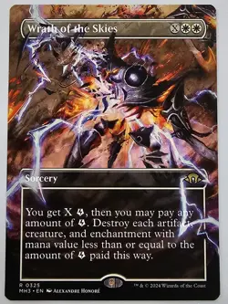 MTG Wrath of the Skies Borderless - Modern Horizons 3 #325 - Image 1