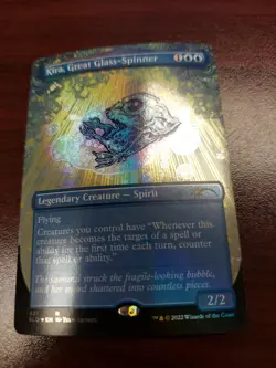 Kira, Great Glass-Spinner (Borderless) Secret Lair Drop Foil - Image 1