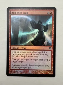 Ricochet Trap x1 *FOIL* MTG Worldwake 1x Magic Excellent Light Play EX LP - Image 1