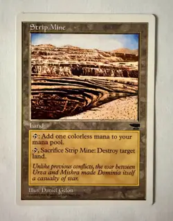 Strip Mine Magic The Gathering MTG Anthologies (1998) Uncommon **Near Mint!!** - Image 1