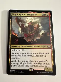 Mogis, God of Slaughter 089 Near Mint Duskmourn: House of Horror Singles - Image 1