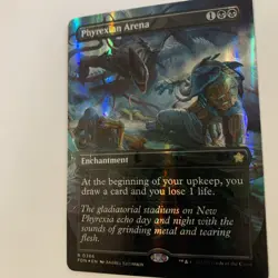 Foundations Variants Foil: Phyrexian Arena (0386 - Borderless Mana Foil) - Image 2
