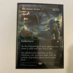 Foundations Variants Foil: Phyrexian Arena (0386 - Borderless Mana Foil) - Image 5