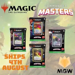 MTG Commander Masters ENGLISH Commander Deck Set of 4 Factory Sealed BNIB 195166216355 - Image 1