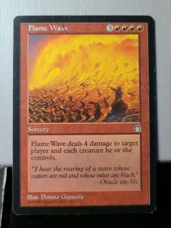 MTG Stronghold - Flame Wave - LP/NM - Image 1
